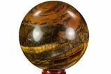 Polished Tiger's Eye Sphere #110006-1
